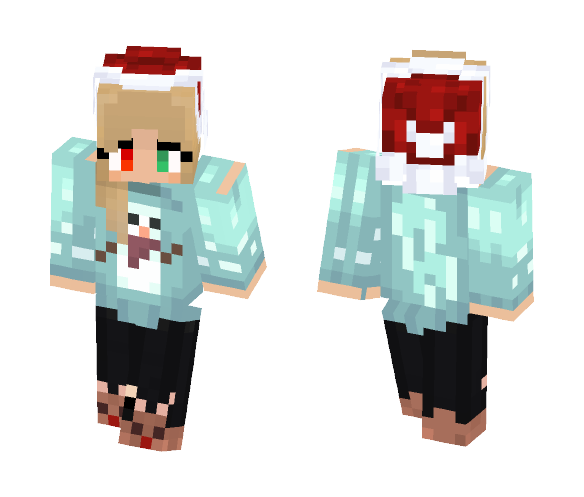 X-Mas Girl - Girl Minecraft Skins - image 1