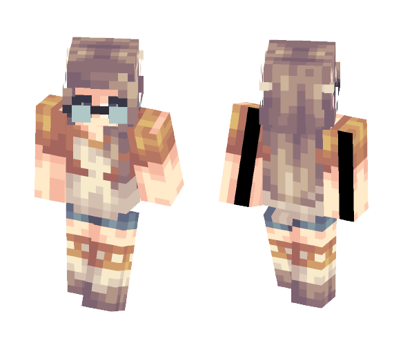 Amelia // Hipsterpotamus' OC - Female Minecraft Skins - image 1