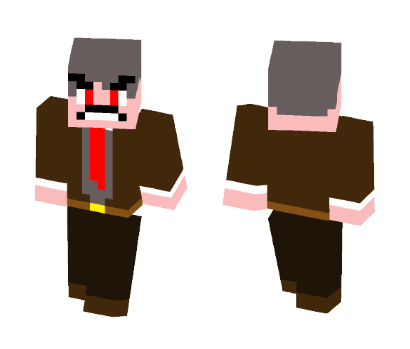 Evil Teacher character - Male Minecraft Skins - image 1