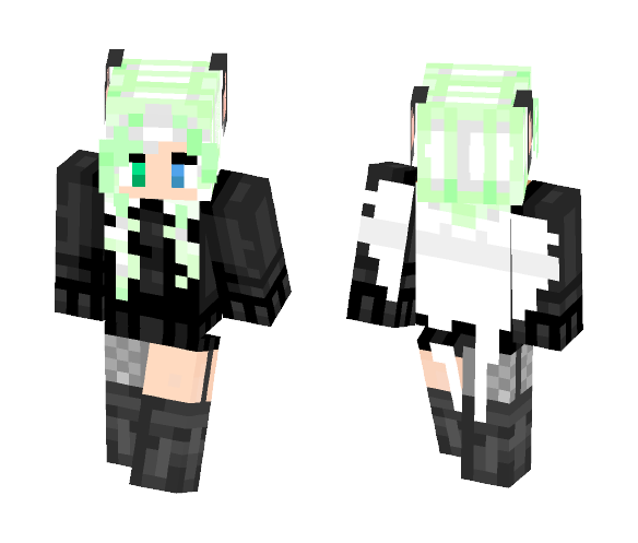 Green Angel - Female Minecraft Skins - image 1