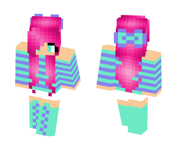 Beautiful Ocean Girl - Girl Minecraft Skins - image 1
