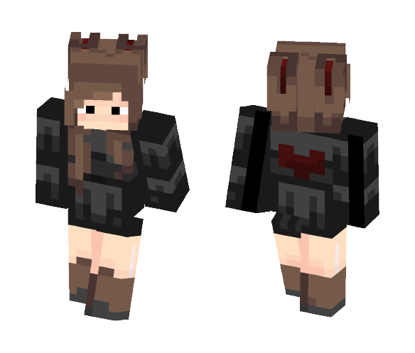 The Black Dress - Female Minecraft Skins - image 1