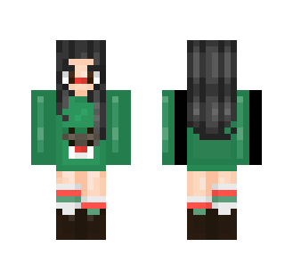 theres reindeer on my sweater - Female Minecraft Skins - image 2
