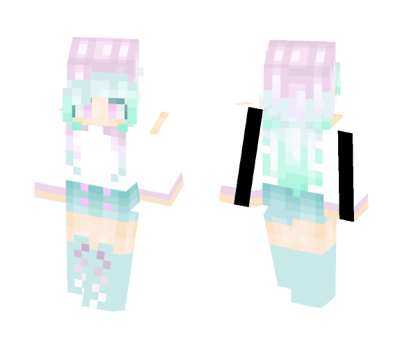 [Kɪᴛᴛʏ] - Cotten Candy Girl - Girl Minecraft Skins - image 1