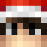 My Minecraft Skin with a Santa Hat - Male Minecraft Skins - image 3