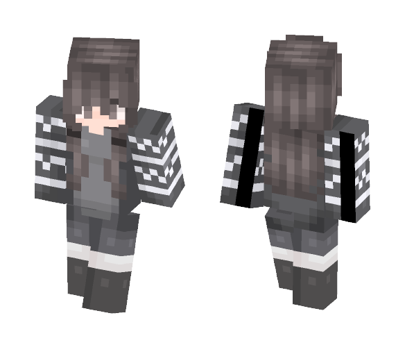 Just Gray (Or Grey idk) - Female Minecraft Skins - image 1