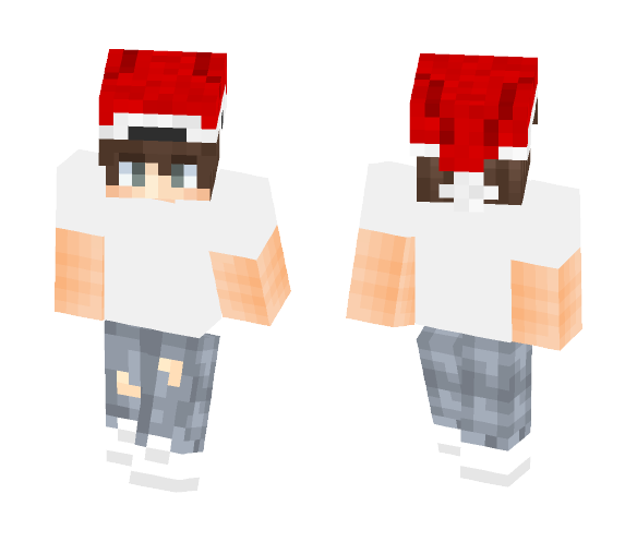 Cute Christmas Hat Skin - Christmas Minecraft Skins - image 1