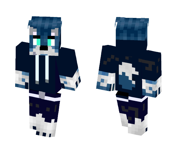 Wolf whit clothes - Male Minecraft Skins - image 1