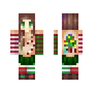 I decided to make a holiday skin - Female Minecraft Skins - image 2