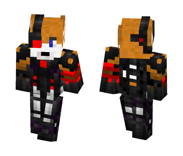 Robot Fox V2 (Goth Rave 1) - Male Minecraft Skins - image 1