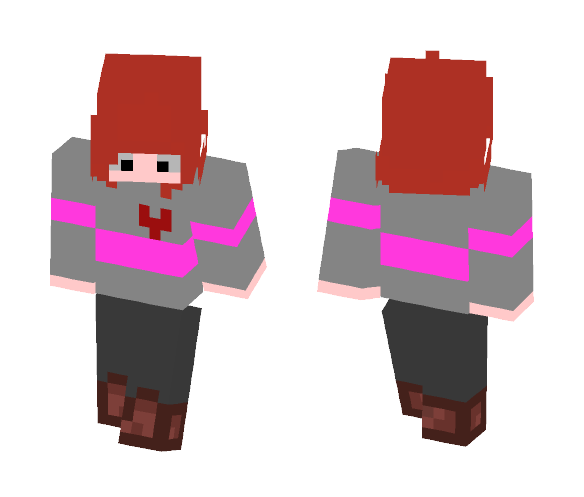Futurtale frisk - Male Minecraft Skins - image 1