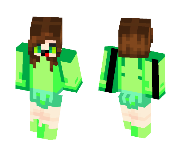I made a slime girl - Girl Minecraft Skins - image 1
