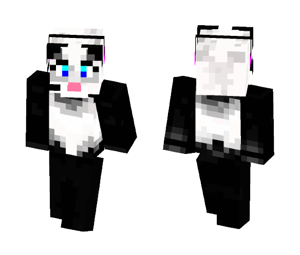 Panda With Headphones! - Female Minecraft Skins - image 1