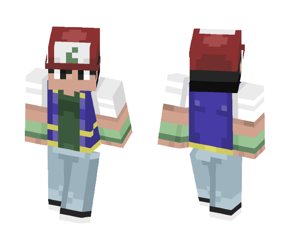 Ash Ketchum - Male Minecraft Skins - image 1