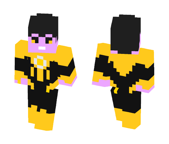 Yellow Lantern (Sinestro) (Dc) - Comics Minecraft Skins - image 1