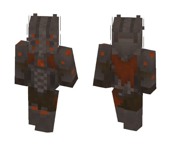 Amber Knight ~Into The Abyss~ - Male Minecraft Skins - image 1
