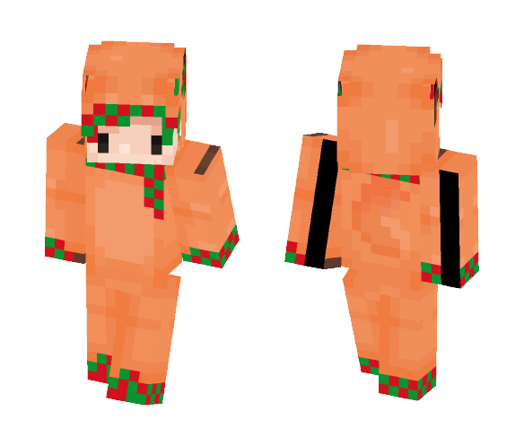 Christmas Chibi Fox Edit - Christmas Minecraft Skins - image 1