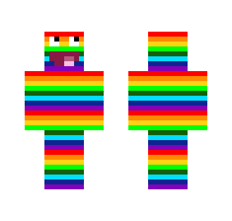 Rainbow Smilely Guy - Male Minecraft Skins - image 2