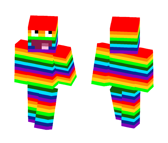 Rainbow Smilely Guy - Male Minecraft Skins - image 1