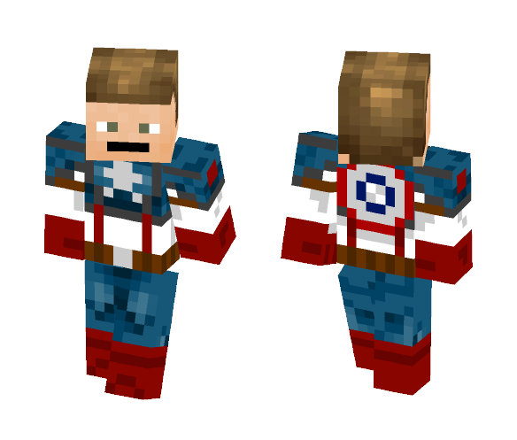 Captin America - Male Minecraft Skins - image 1