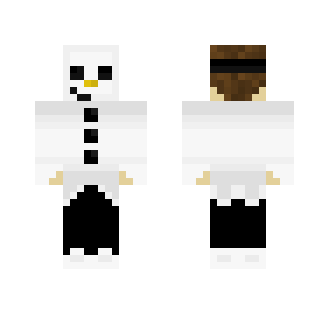 snowman skin (Better in 3d) - Male Minecraft Skins - image 2