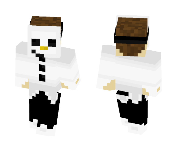 snowman skin (Better in 3d) - Male Minecraft Skins - image 1