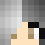 Black and white haired girl - Color Haired Girls Minecraft Skins - image 3