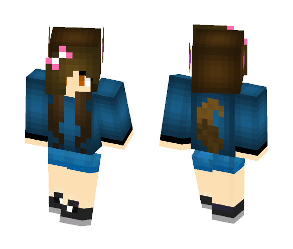 Kim The Neko Girl - Girl Minecraft Skins - image 1