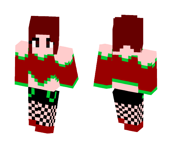 amazinggirl58's Xmas Skin - Female Minecraft Skins - image 1
