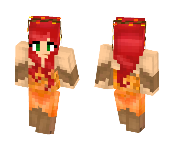 Poison Ivy - Autumn Skin - Female Minecraft Skins - image 1