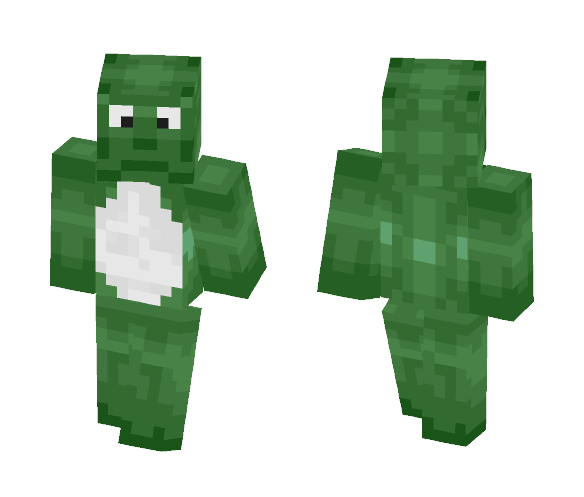 Dinosaur [Green Palette] - Male Minecraft Skins - image 1