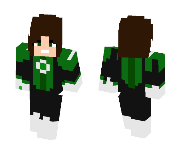 Green Lantern (Jessica) (Dc) - Comics Minecraft Skins - image 1