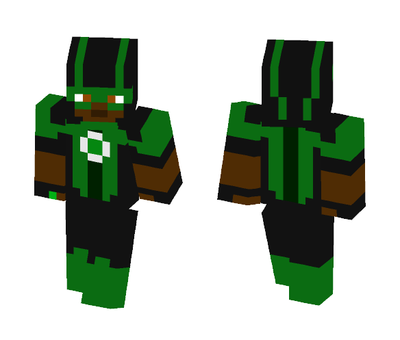 Green Lantern (Simon) (Dc) - Comics Minecraft Skins - image 1