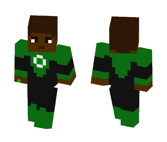 Green Lantern (John) (Dc) - Comics Minecraft Skins - image 1