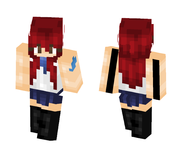 ς¡Ν¡ς⊥Εℜ⇒ Erza Scarlet - Female Minecraft Skins - image 1
