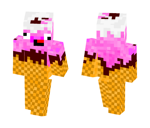 derp triple scoop ice cream man - Interchangeable Minecraft Skins - image 1