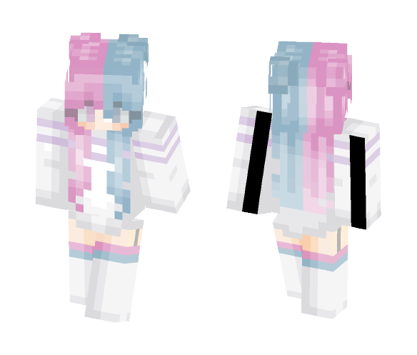 Cotton candy - Female Minecraft Skins - image 1