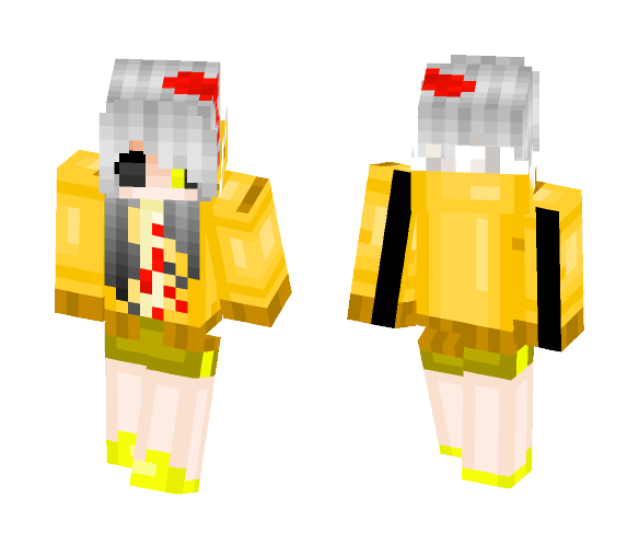 Human Girl HorrorGold Sans - Girl Minecraft Skins - image 1