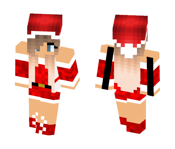 Cute Christmas Girl - Christmas Minecraft Skins - image 1