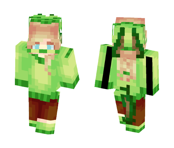 Leafeon collab - Female Minecraft Skins - image 1