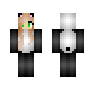 Panda Onesie - Female Minecraft Skins - image 2