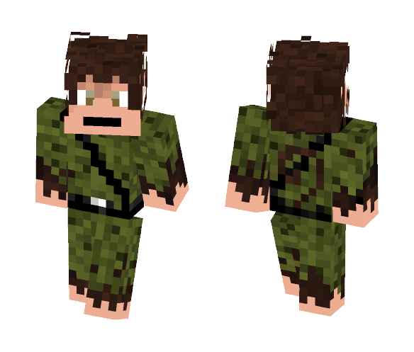 3D version of M0nkey_Chief - Male Minecraft Skins - image 1