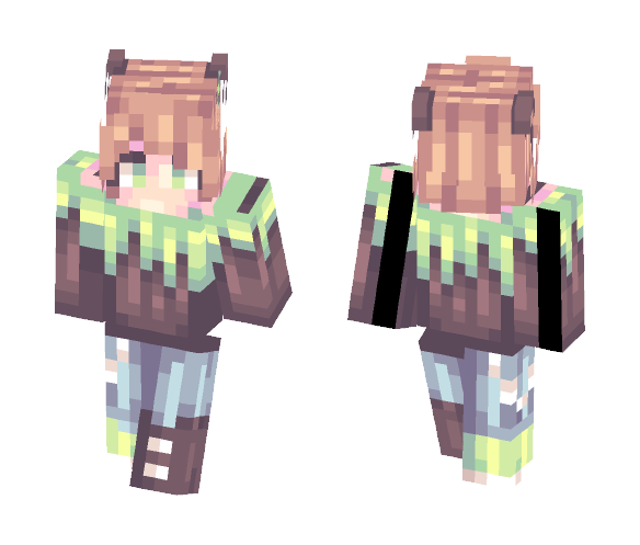 grass block - Female Minecraft Skins - image 1