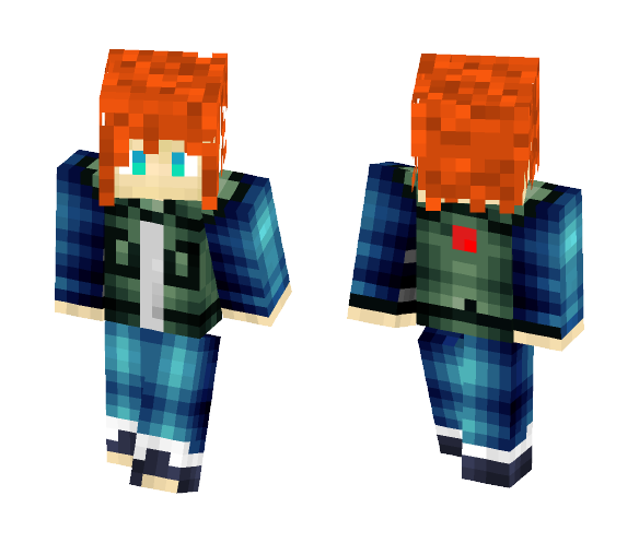 Toruzashi Red Hair - Male Minecraft Skins - image 1