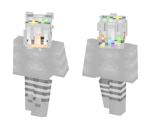 all colour turns into grey - Female Minecraft Skins - image 1
