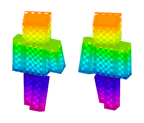 Rainbow checkers - Interchangeable Minecraft Skins - image 1