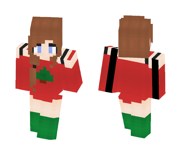 Gingerbread Hair - Female Minecraft Skins - image 1
