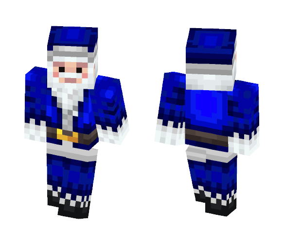 Blue Santa - Male Minecraft Skins - image 1