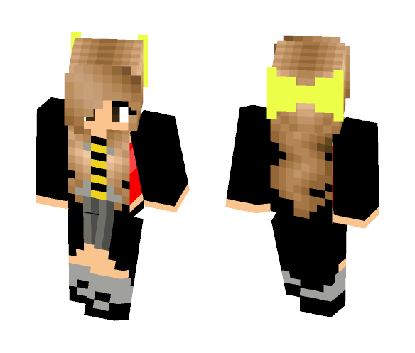 Actually Done Hufflepuff Girl - Girl Minecraft Skins - image 1