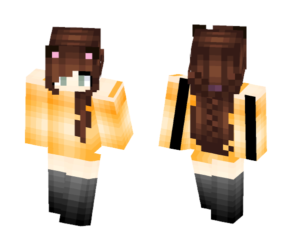 Cat girl ~ Request for MysticFox555 - Cat Minecraft Skins - image 1